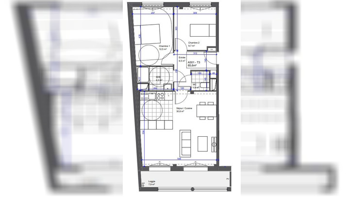 Ma-Cabane - Vente Appartement PANTIN, 65 m²