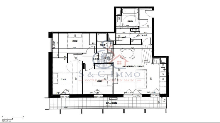 Ma-Cabane - Vente Appartement Pantin, 84 m²