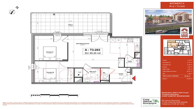 Ma-Cabane - Vente Appartement PARAY-LE-MONIAL, 46 m²