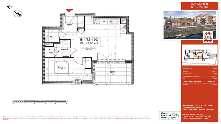 Ma-Cabane - Vente Appartement PARAY-LE-MONIAL, 65 m²