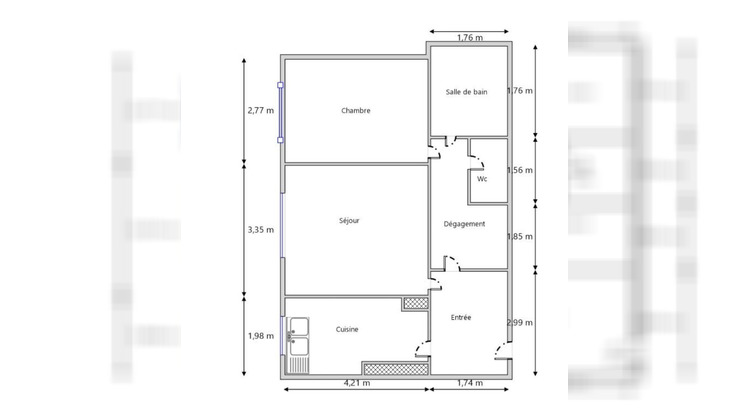 Ma-Cabane - Vente Appartement PARIS 11, 48 m²