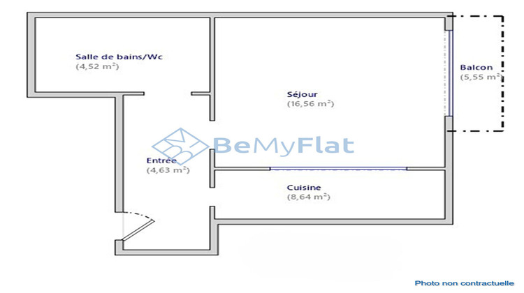 Ma-Cabane - Vente Appartement PARIS 13, 34 m²