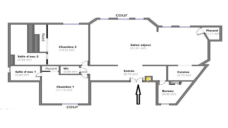 Ma-Cabane - Vente Appartement PARIS 16, 89 m²