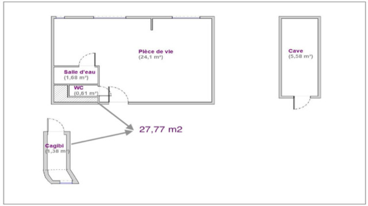 Ma-Cabane - Vente Appartement PARIS 17, 28 m²