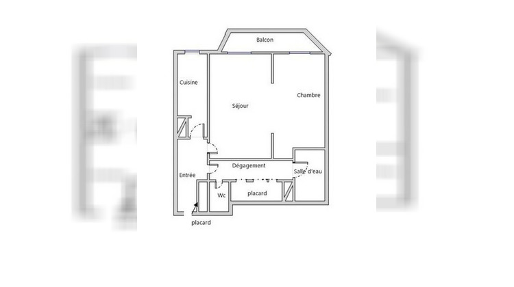 Ma-Cabane - Vente Appartement PARIS 18, 49 m²
