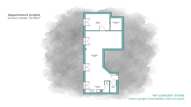 Ma-Cabane - Vente Appartement PARIS 19, 45 m²