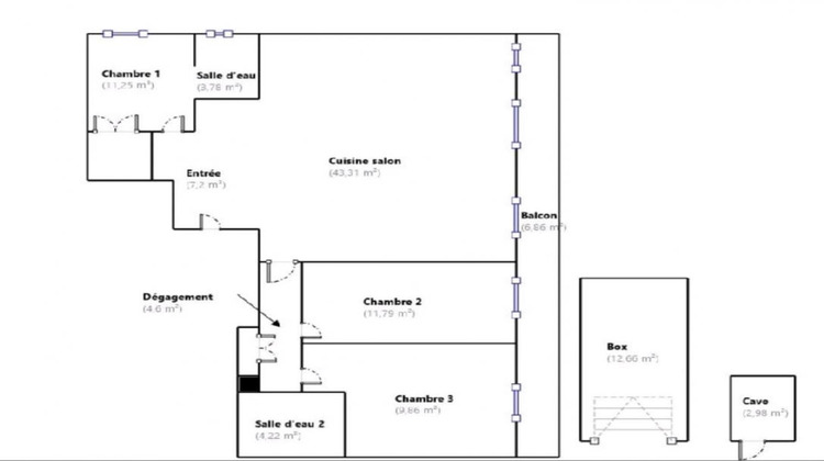 Ma-Cabane - Vente Appartement PARIS 19EME ARRONDISSEMENT, 96 m²