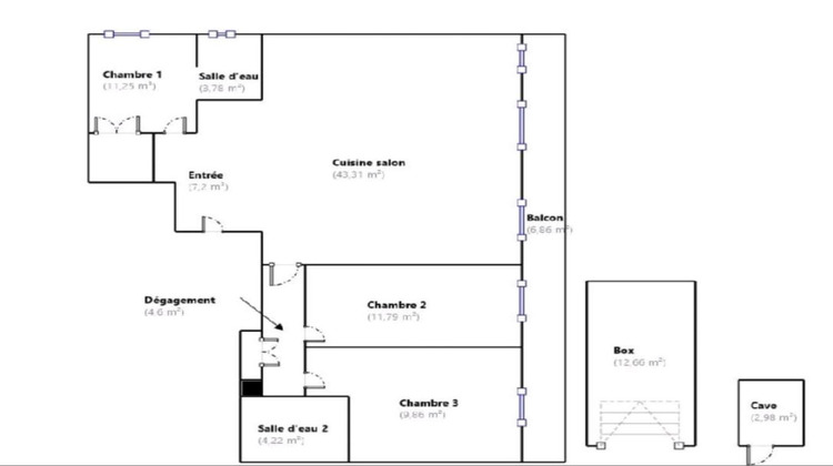 Ma-Cabane - Vente Appartement PARIS 19EME ARRONDISSEMENT, 96 m²