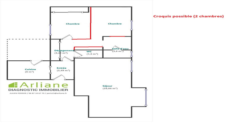 Ma-Cabane - Vente Appartement PARIS 20, 70 m²