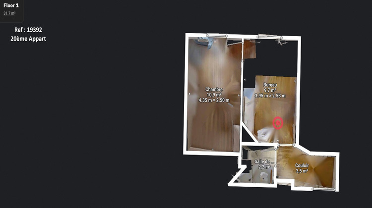 Ma-Cabane - Vente Appartement PARIS 20, 25 m²