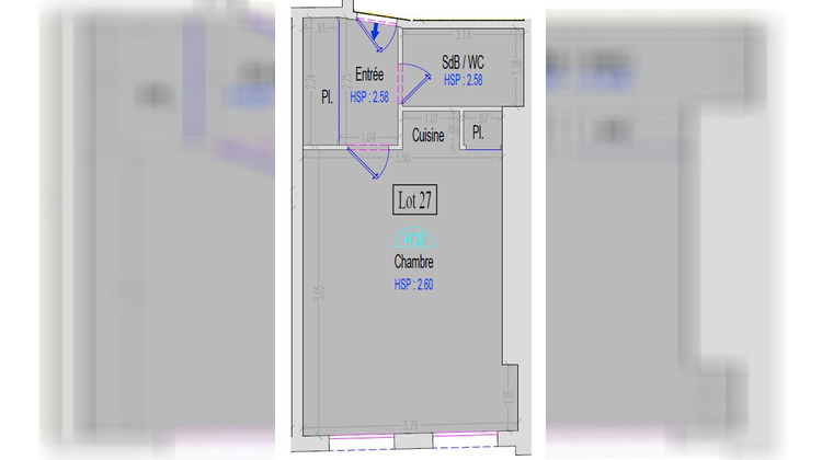 Ma-Cabane - Vente Appartement Paris, 26 m²