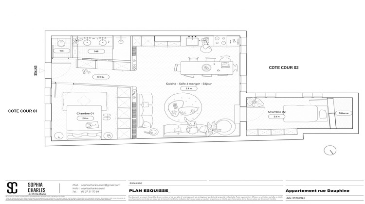 Ma-Cabane - Vente Appartement Paris, 57 m²