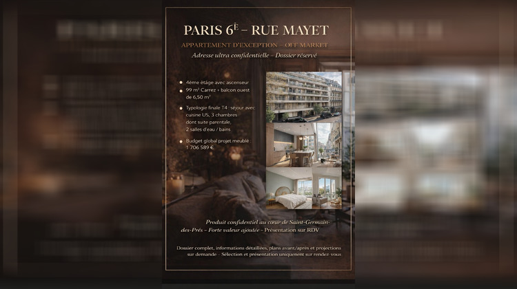 Ma-Cabane - Vente Appartement Paris, 100 m²