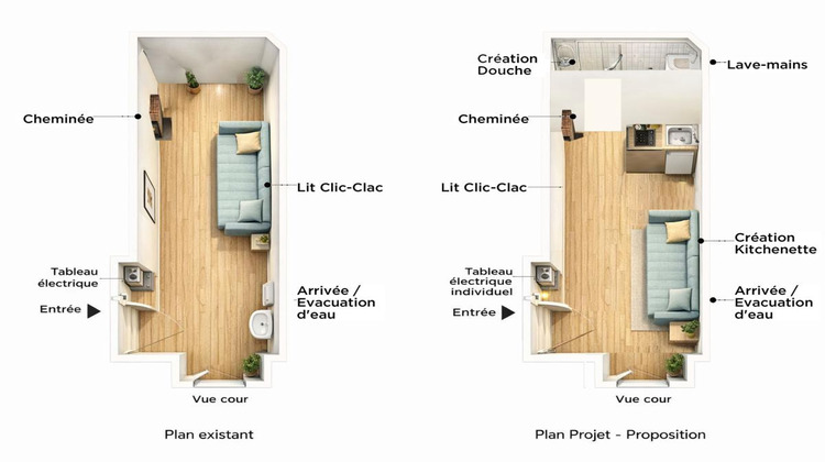 Ma-Cabane - Vente Appartement PARIS, 8 m²