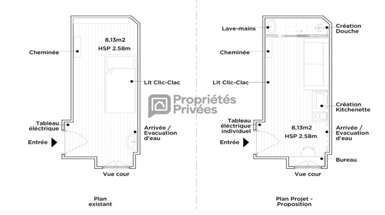 Ma-Cabane - Vente Appartement PARIS, 8 m²
