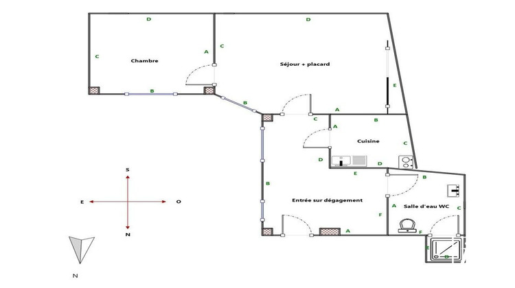 Ma-Cabane - Vente Appartement Paris, 43 m²
