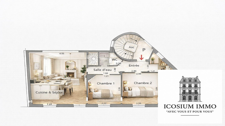 Ma-Cabane - Vente Appartement Paris, 94 m²