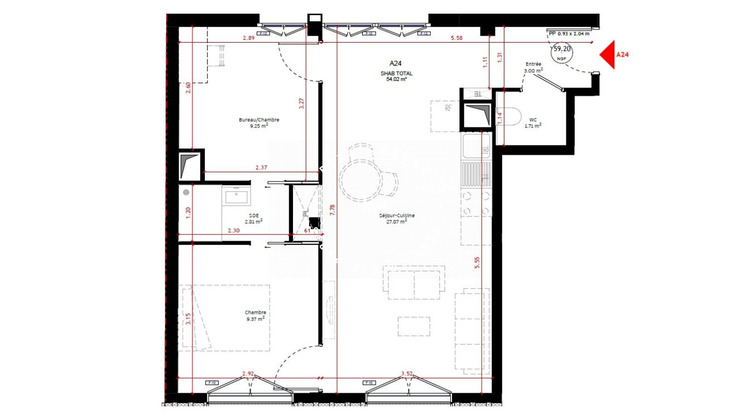 Ma-Cabane - Vente Appartement Paris, 54 m²