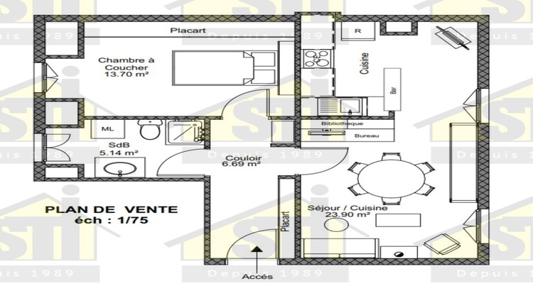 Ma-Cabane - Vente Appartement Paris, 50 m²