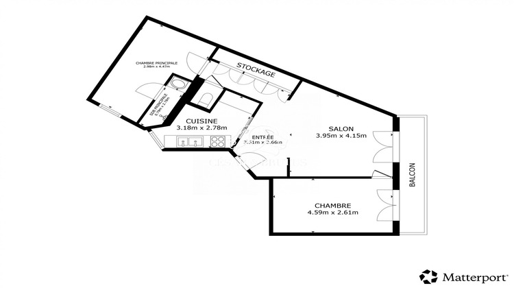 Ma-Cabane - Vente Appartement Paris, 57 m²