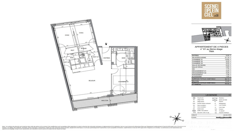 Ma-Cabane - Vente Appartement Paris, 89 m²