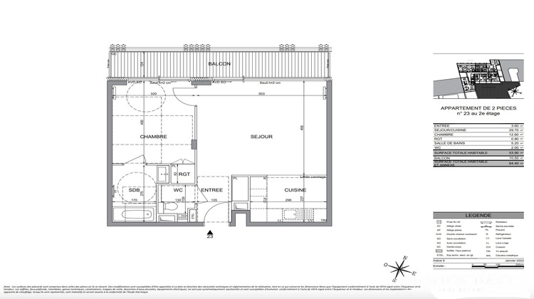 Ma-Cabane - Vente Appartement Paris, 53 m²