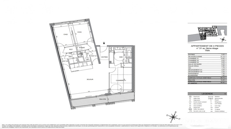 Ma-Cabane - Vente Appartement Paris, 88 m²