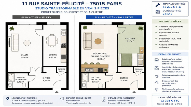 Ma-Cabane - Vente Appartement Paris, 35 m²