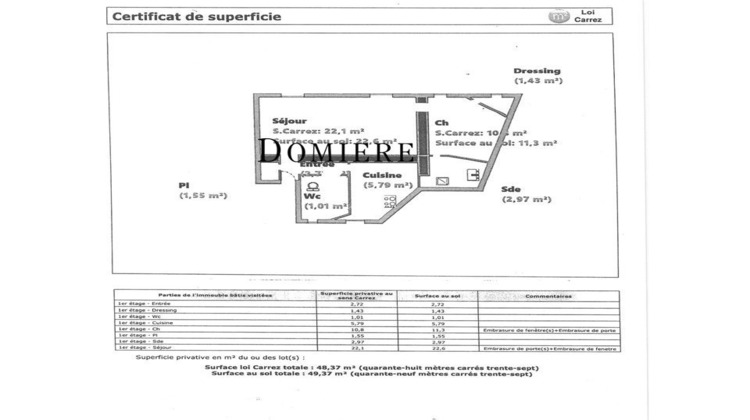 Ma-Cabane - Vente Appartement Paris, 48 m²