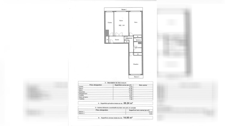Ma-Cabane - Vente Appartement Paris, 66 m²