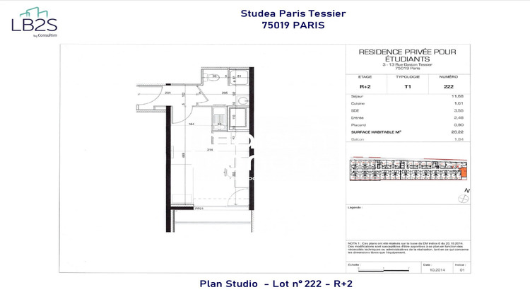 Ma-Cabane - Vente Appartement Paris, 20 m²