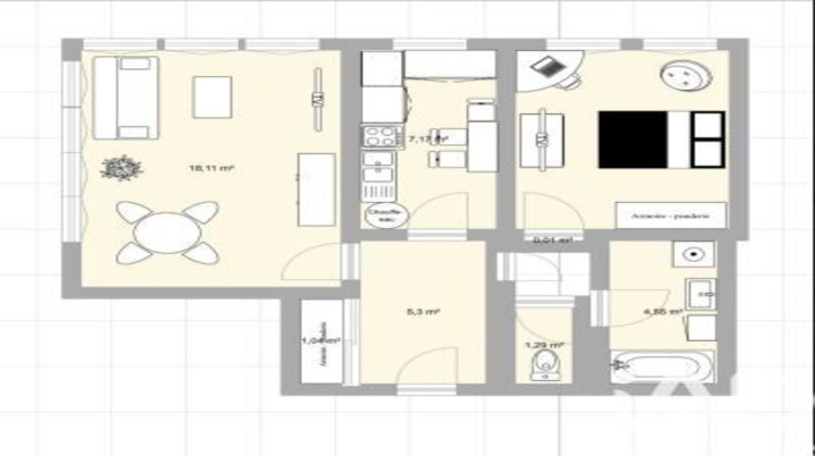 Ma-Cabane - Vente Appartement Paris, 51 m²