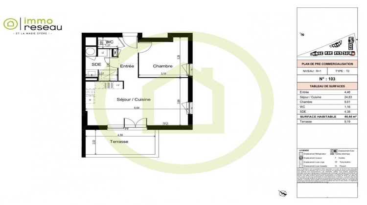 Ma-Cabane - Vente Appartement PAULHAN, 44 m²