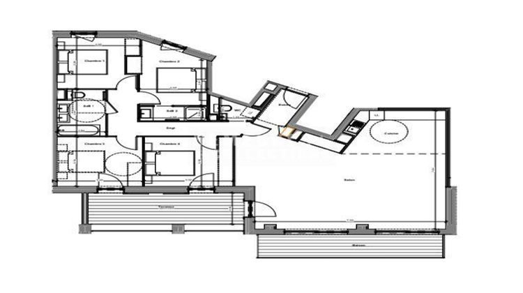 Ma-Cabane - Vente Appartement Peisey-Nancroix, 117 m²