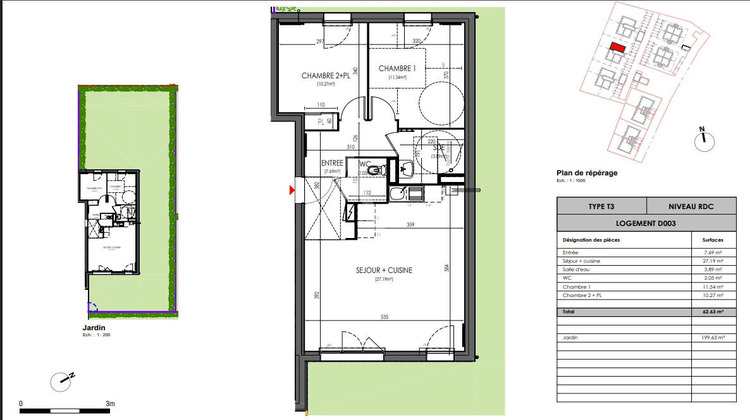 Ma-Cabane - Vente Appartement PELLOUAILLES-LES-VIGNES, 62 m²