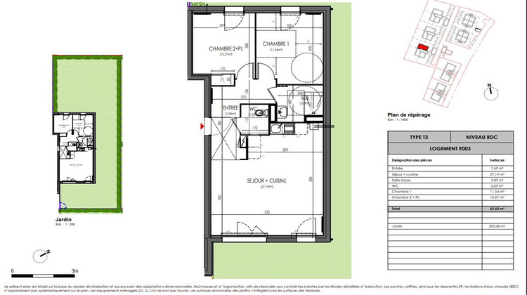 Ma-Cabane - Vente Appartement PELLOUAILLES-LES-VIGNES, 62 m²