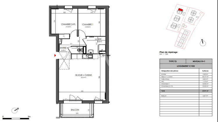 Ma-Cabane - Vente Appartement PELLOUAILLES-LES-VIGNES, 62 m²