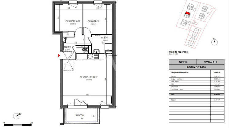 Ma-Cabane - Vente Appartement PELLOUAILLES-LES-VIGNES, 62 m²