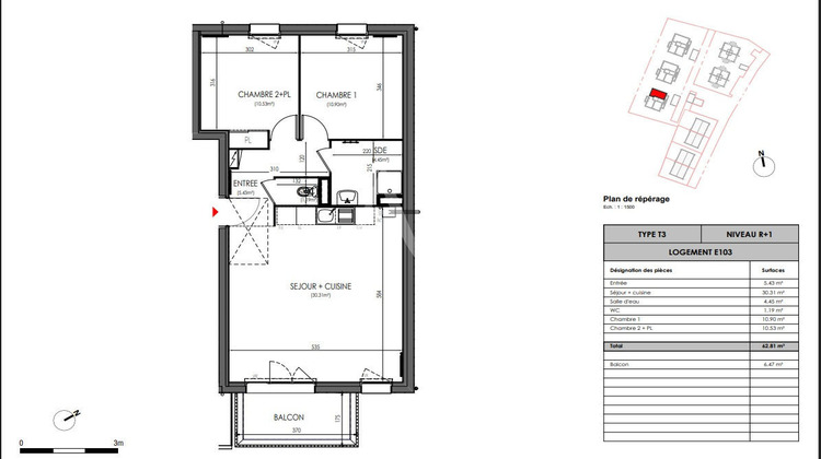 Ma-Cabane - Vente Appartement PELLOUAILLES-LES-VIGNES, 62 m²