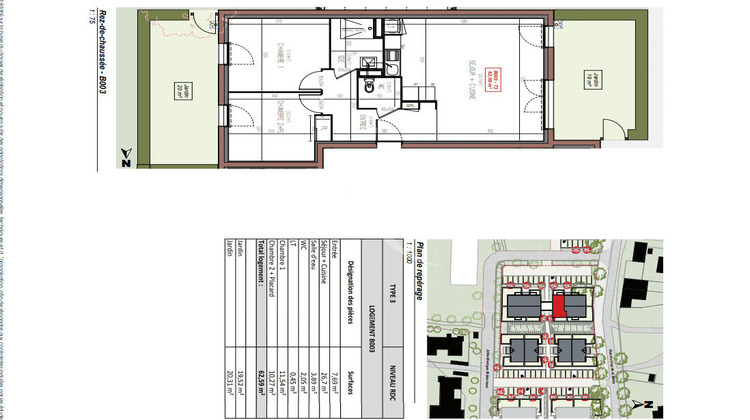 Ma-Cabane - Vente Appartement PELLOUAILLES-LES-VIGNES, 62 m²
