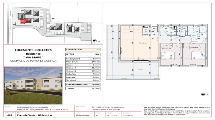 Ma-Cabane - Vente Appartement PENTA-DI-CASINCA, 73 m²