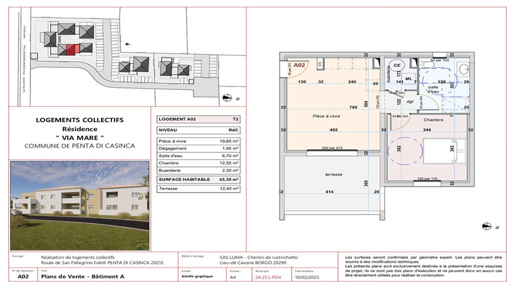 Ma-Cabane - Vente Appartement PENTA-DI-CASINCA, 43 m²