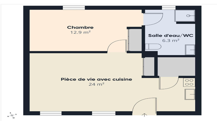 Ma-Cabane - Vente Appartement Perigny, 45 m²