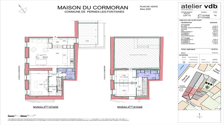 Ma-Cabane - Vente Appartement PERNES-LES-FONTAINES, 123 m²