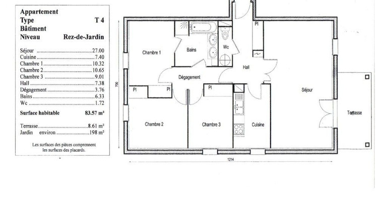 Ma-Cabane - Vente Appartement Perpignan, 83 m²