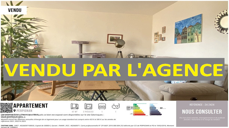 Ma-Cabane - Vente Appartement Perpignan, 47 m²