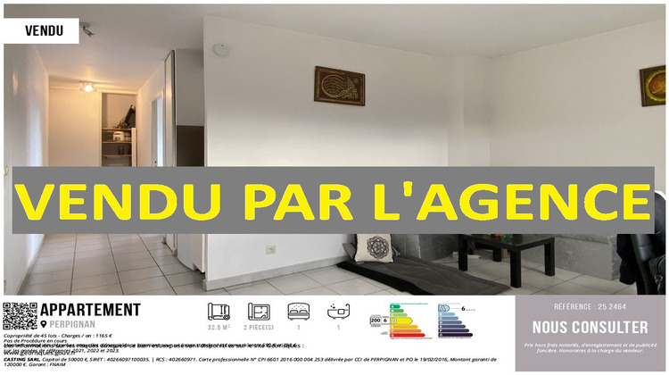 Ma-Cabane - Vente Appartement Perpignan, 33 m²