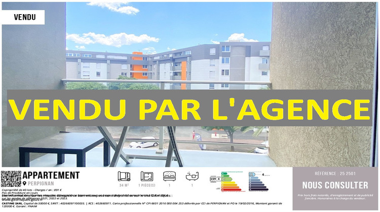 Ma-Cabane - Vente Appartement Perpignan, 34 m²