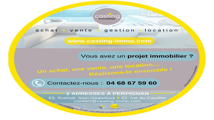 Ma-Cabane - Vente Appartement Perpignan, 34 m²