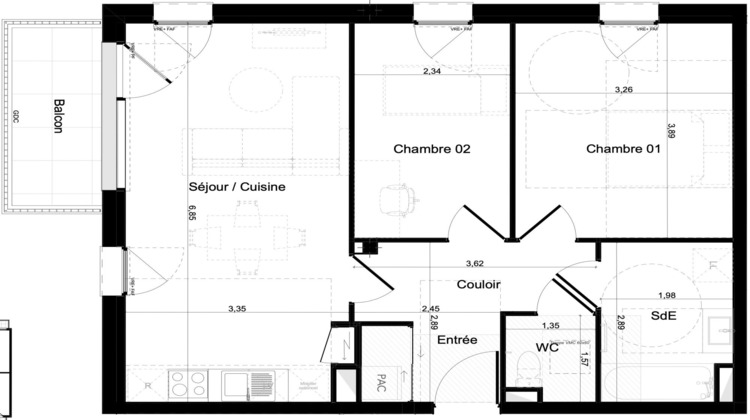 Ma-Cabane - Vente Appartement Perros-Guirec, 59 m²